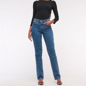 Abercrombie & Fitch Blue Straight Leg Jeans
